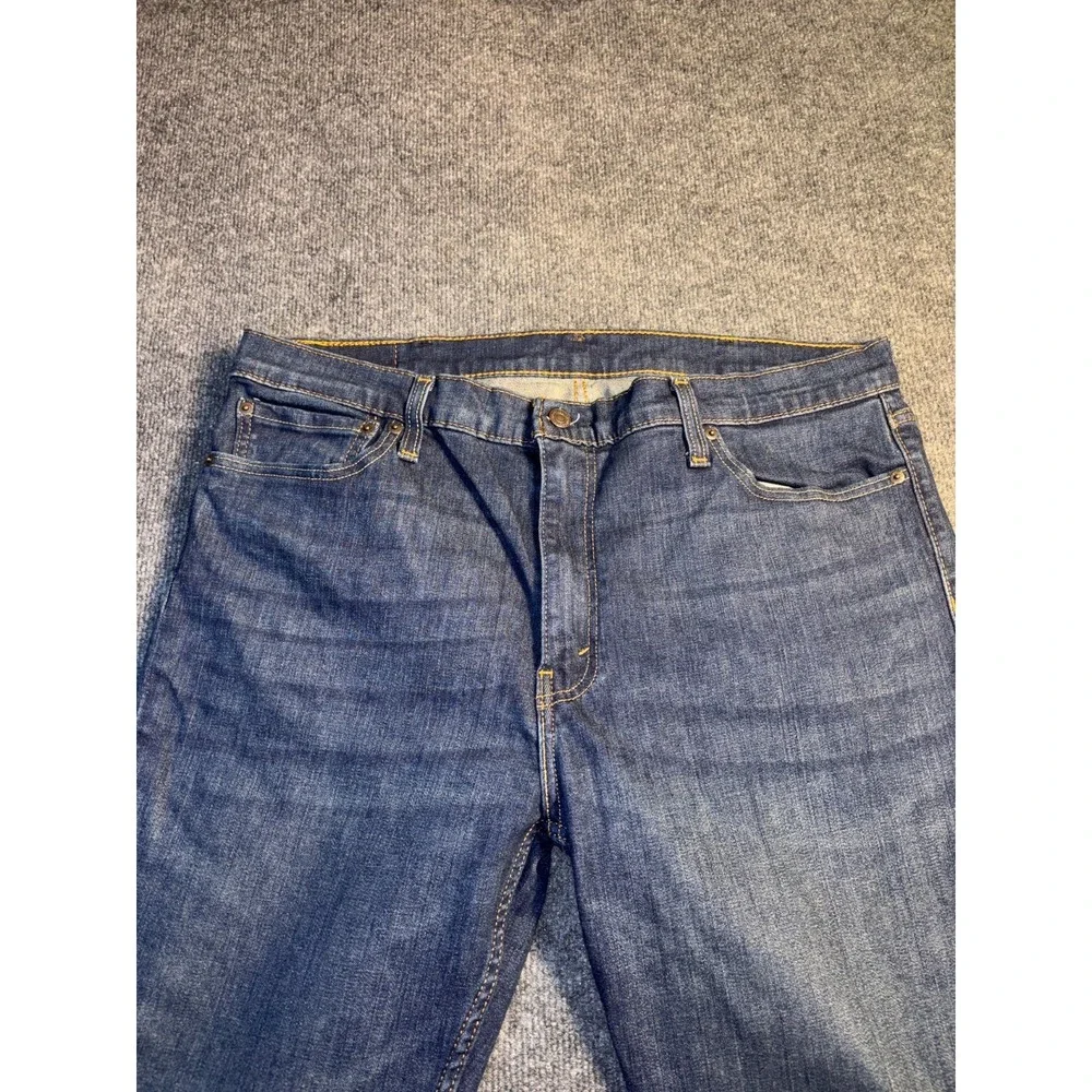 Levi's 511 Jeans Men's 40x30 Blue‎ Denim Medium Wash Red Tab Boho Straight Leg